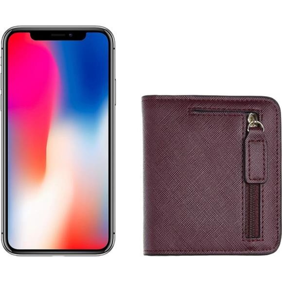 Womens Rfid Blocking Small Compact Bifold Luxury Genuine Leather Pocket Wallet - Picture 4 of 6